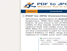 Tablet Screenshot of pdf-to-jpg-converter.com